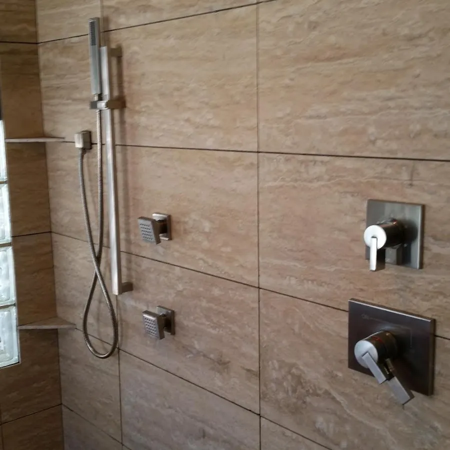 Shower fixture installation for Water Heater Replacement in Pine Bluff